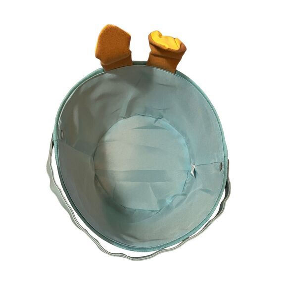 Easter Basket for Kids Bundle Canvas Bucket Grass Filler Golden Fillable Egg - Picture 4 of 11